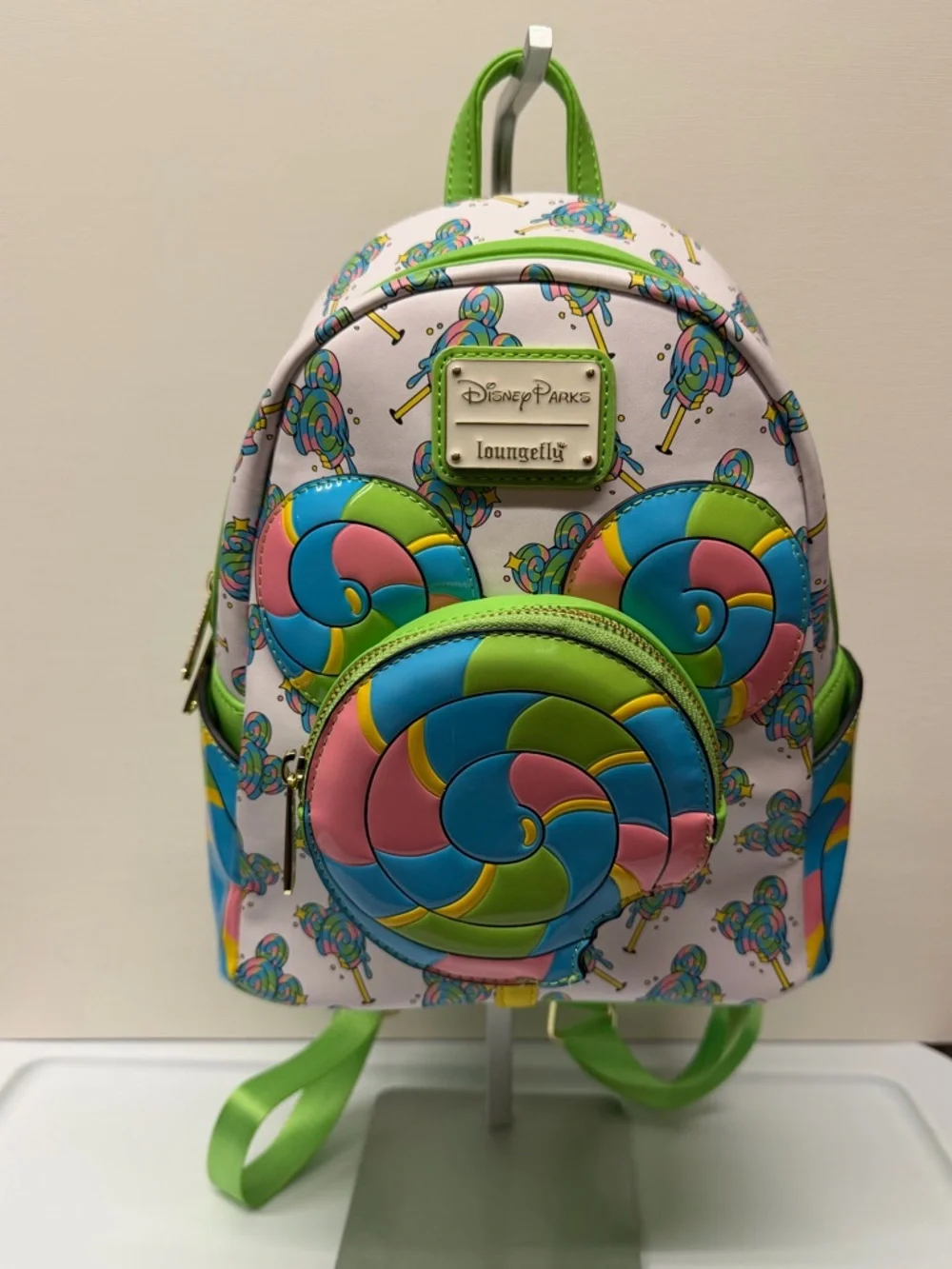 Disney Parks Loungefly Mickey Lollipop Mini Backpack Candy Ears NWT Disney Eats